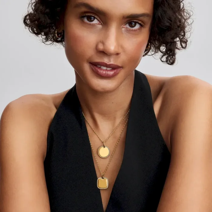 Engravable Round Tag Pendant - Image 4