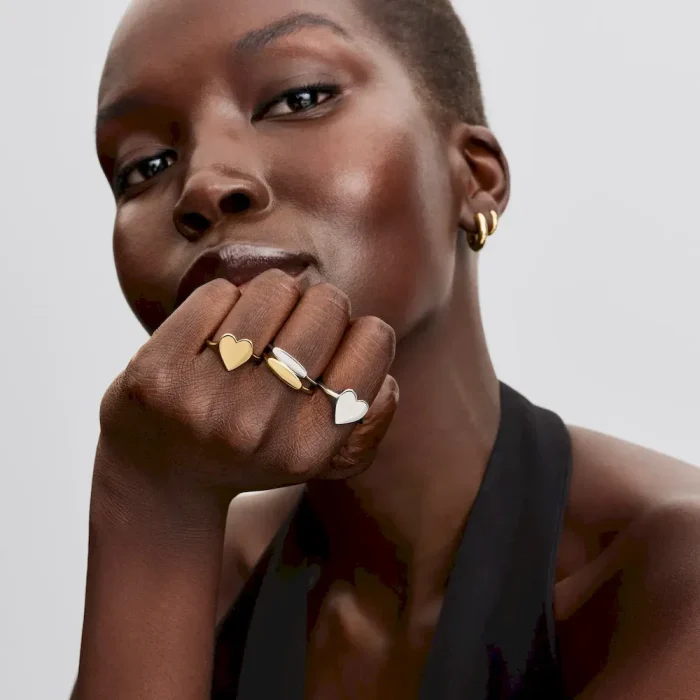 Engravable Heart Ring - Image 4