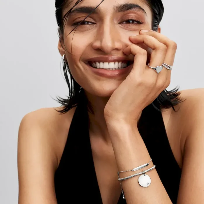 Engravable Bar Chain Bracelet - Image 4