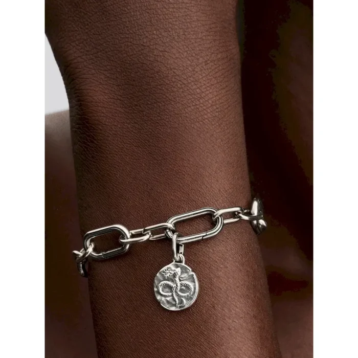 Infinity Snake Medallion Charm - Image 2