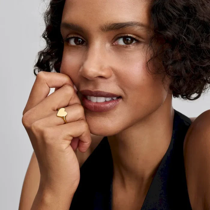 Engravable Heart Ring - Image 3