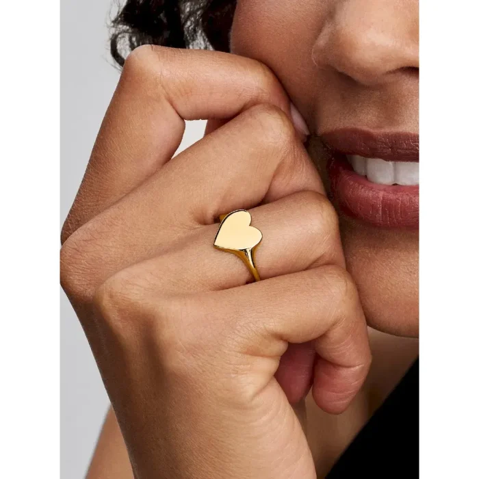 Engravable Heart Ring - Image 2