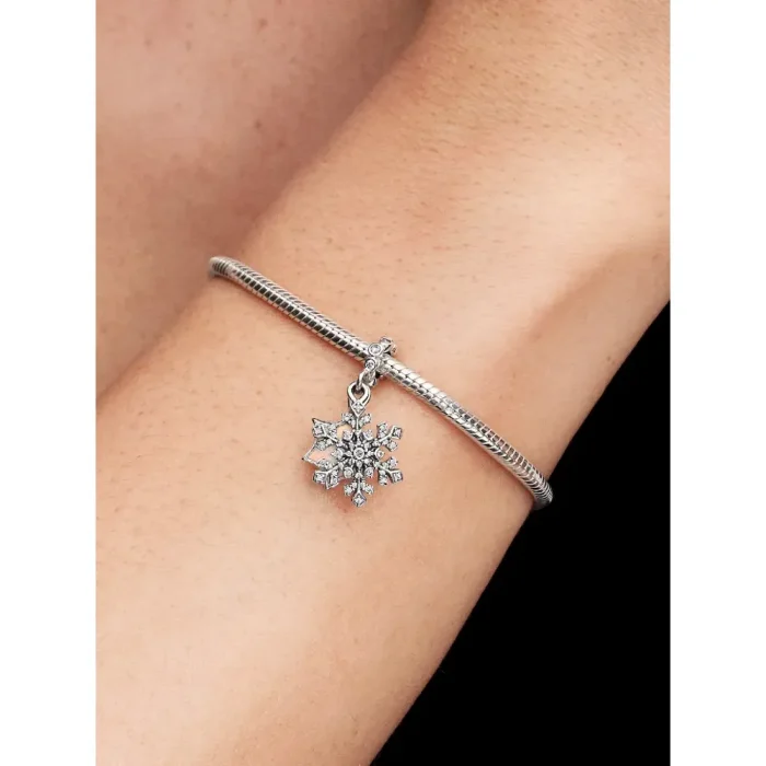 Silver Sparkling Bow Bracelet Set - Image 11
