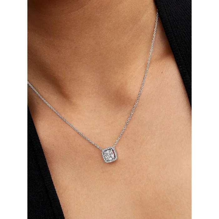 Halo Pendant Collier Necklace - Image 2