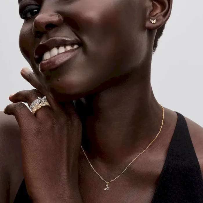 Butterfly Stud Earrings - Image 4