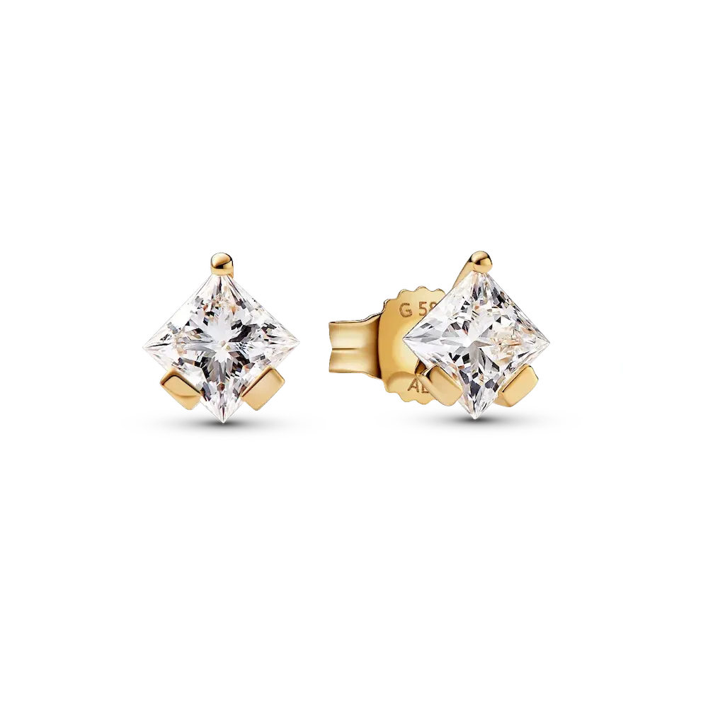 252853C01_RGB.webp Pandora Nova 14k Gold Lab-grown Diamond Earrings - Image 1