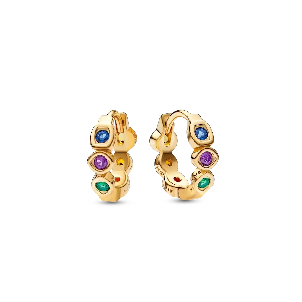 Marvel The Avengers Infinity Stones Hoop Earrings
