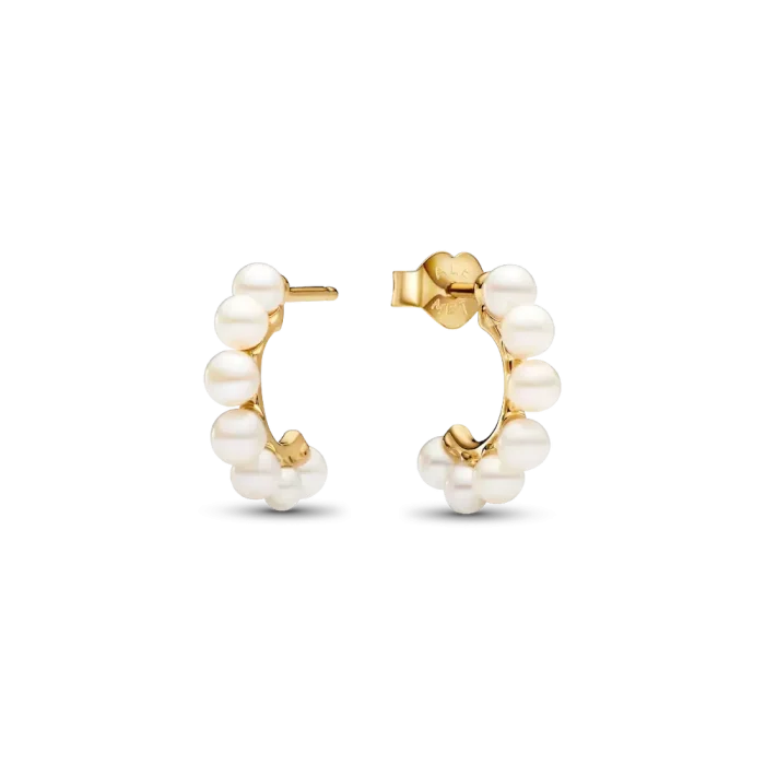 Treated Freshwater Cultured Pearl Earring Set - Image 2