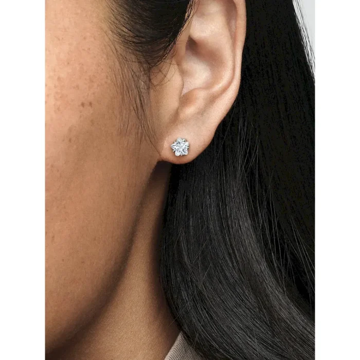 Celestial Sparkling Star Stud Earrings - Image 2