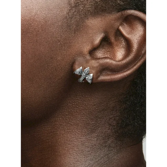 FINAL SALE - Game of Thrones Curved Dragon Stud Earrings - Image 2