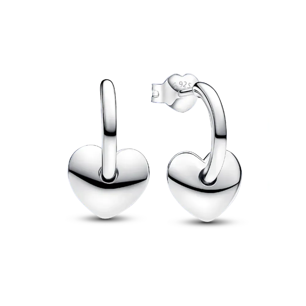 293460C00_RGB.webp Heart Open Hoop Earrings - Image 1