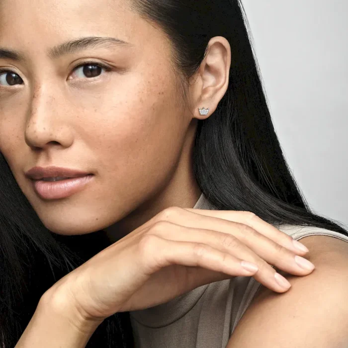 Crown Stud Earrings - Image 4