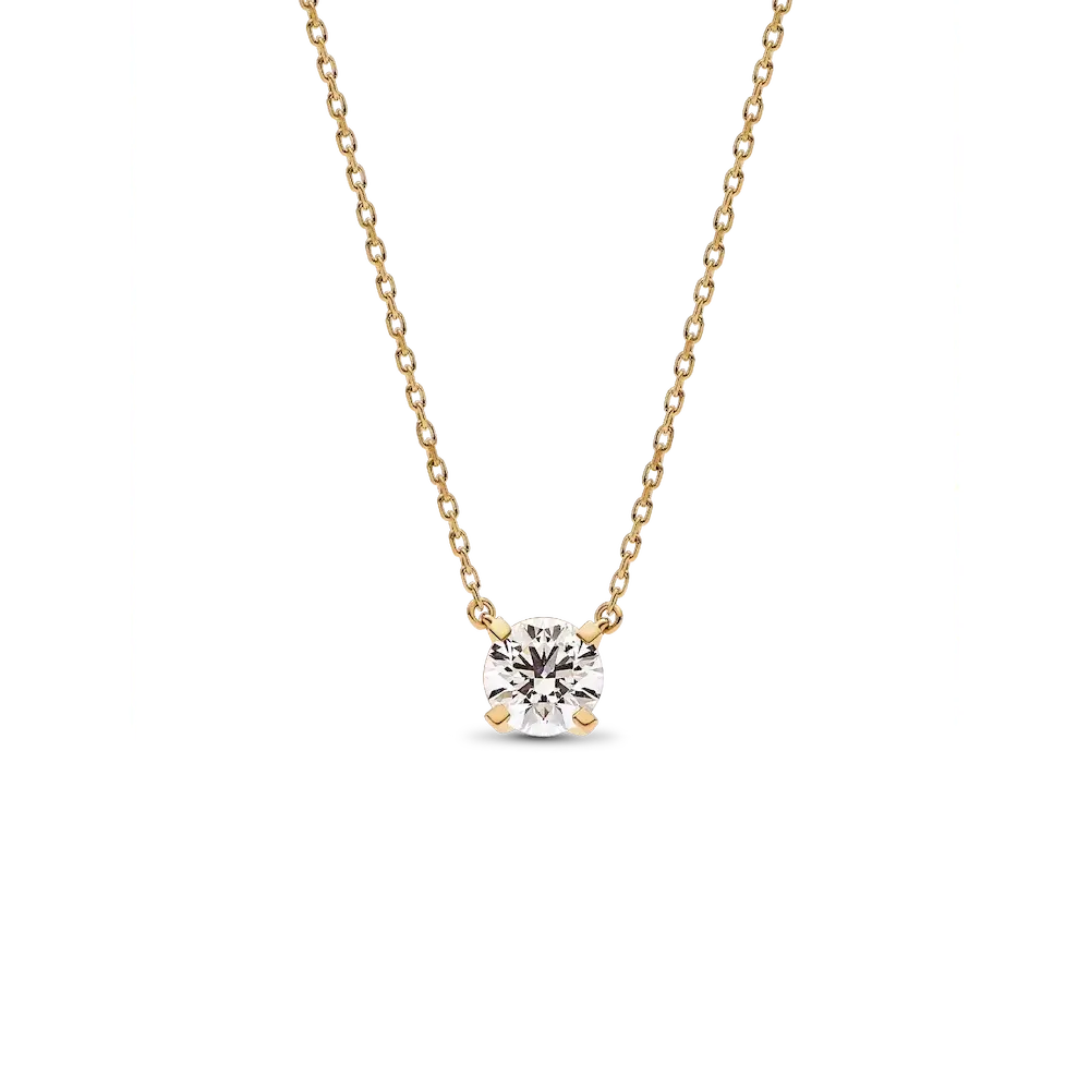 Pandora Era 14k Gold Lab-grown Diamond Pendant Necklace