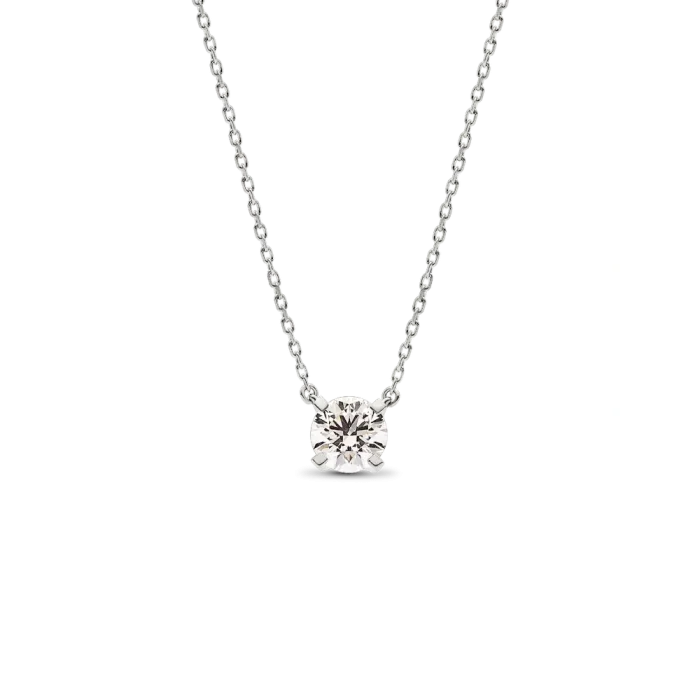 Pandora Era Lab-grown Diamond Pendant Necklace and Earring Set 2.00 carat tw 14k White Gold - Image 2
