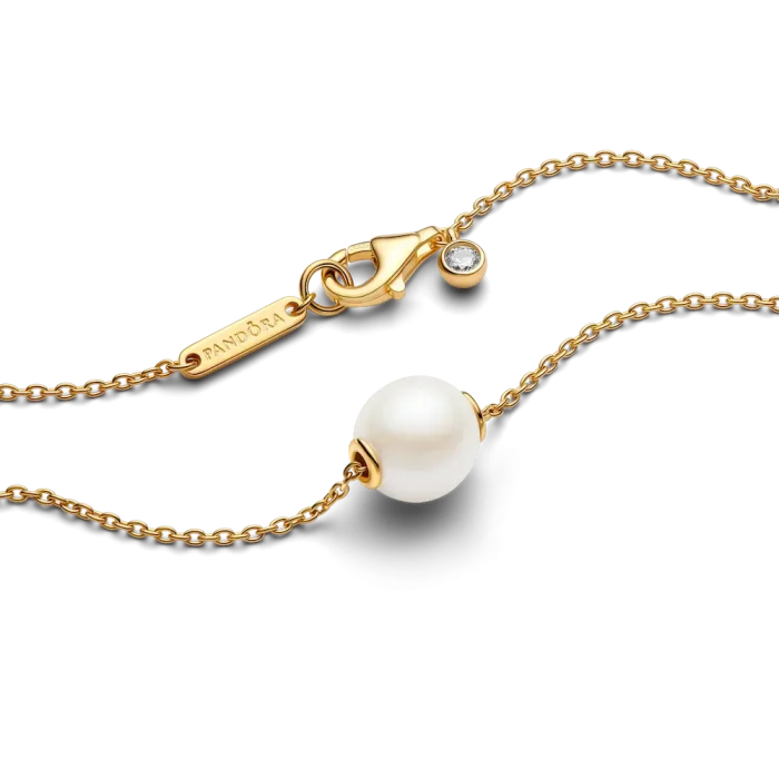 Treated Freshwater Cultured Pearl Collier Necklace - Image 6
