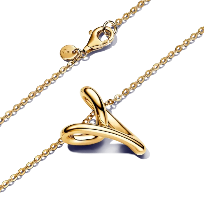 Organically Shaped Heart Pendant Necklace - Image 6