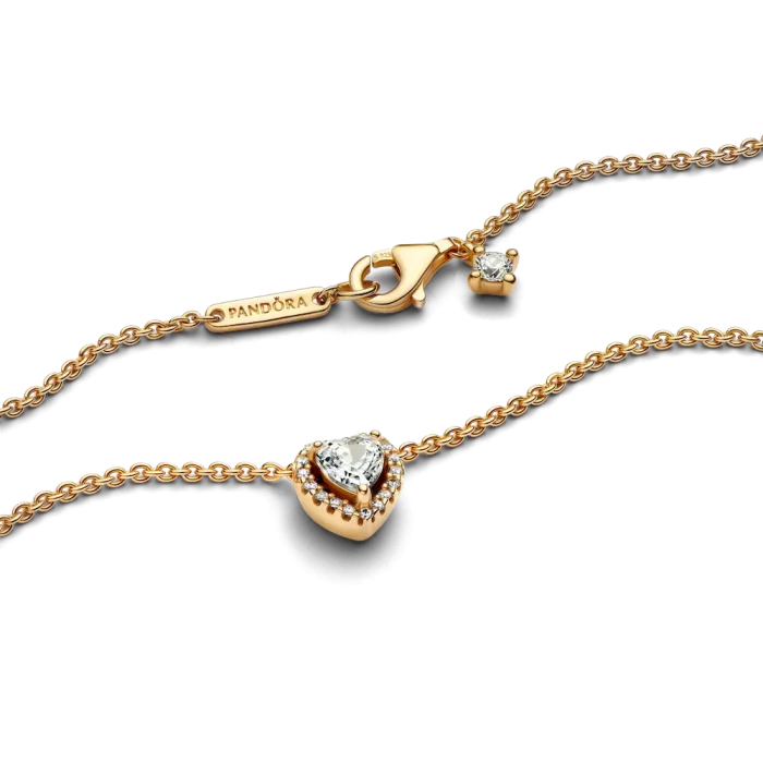 Sparkling Heart Collier Necklace - Image 7
