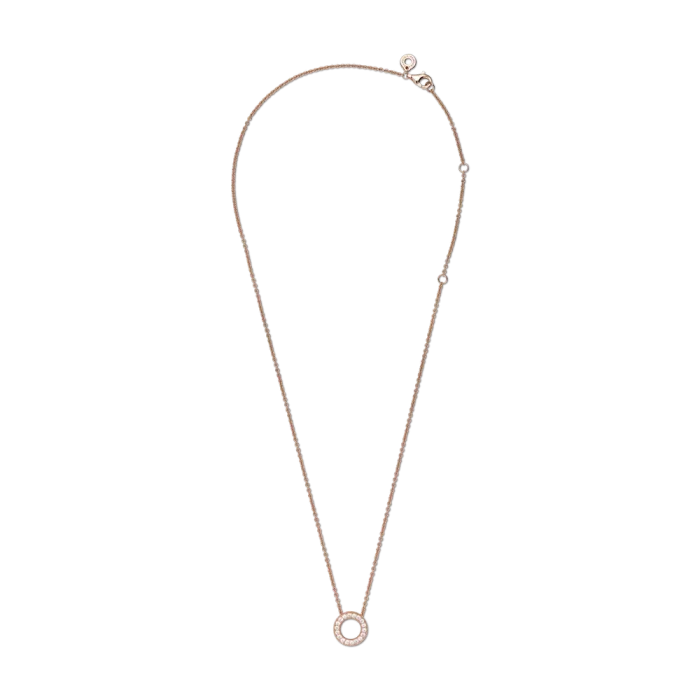 Pandora Logo Pavé Circle Collier Necklace - Image 5
