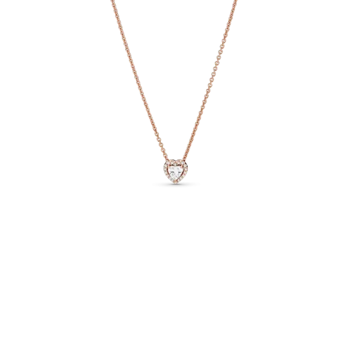 Sparkling Heart Collier Necklace - Image 2