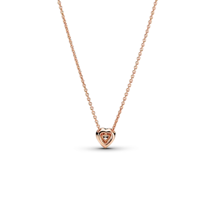 Sparkling Heart Collier Necklace - Image 4