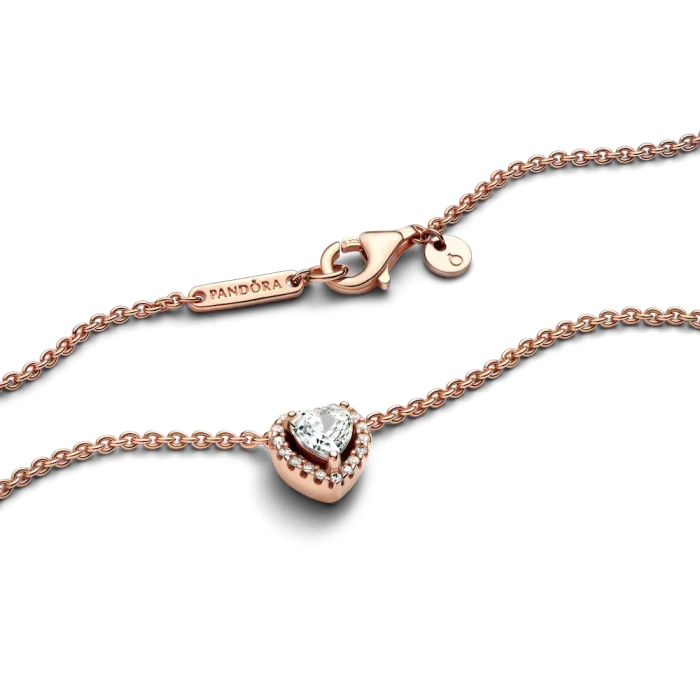 Sparkling Heart Collier Necklace - Image 5