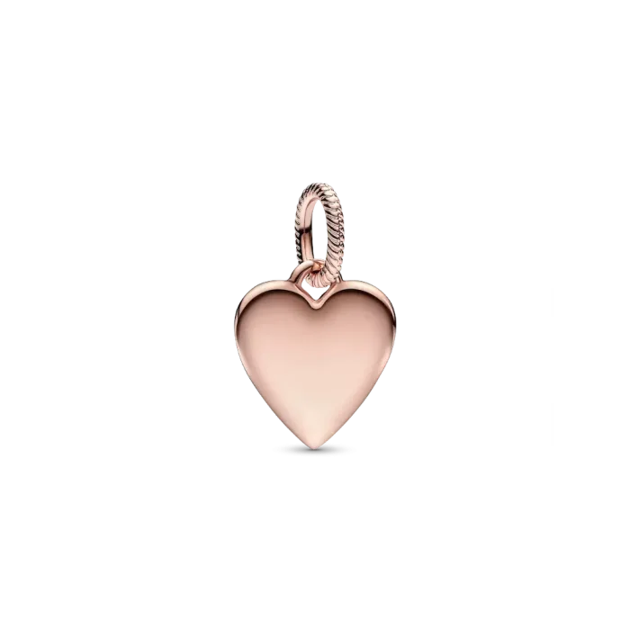 Engravable Heart Tag Pendant - Image 2
