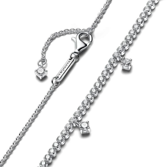 Sparkling Drop Collier Necklace - Image 5
