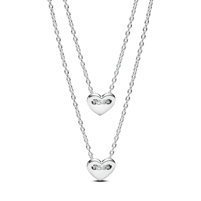 Forever & Always Splittable Heart Collier Necklaces - Image 4