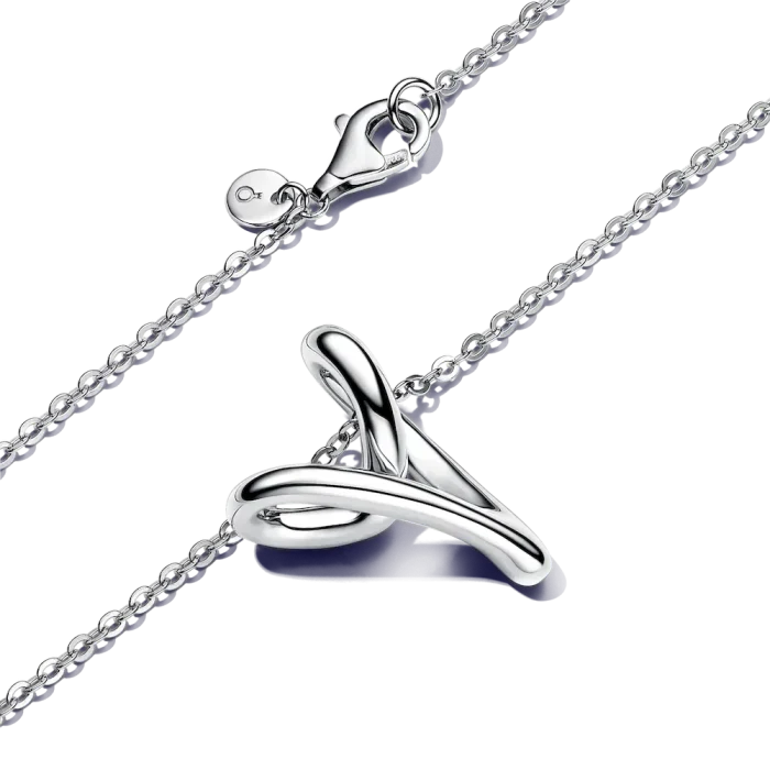 Organically Shaped Heart Pendant Necklace - Image 5