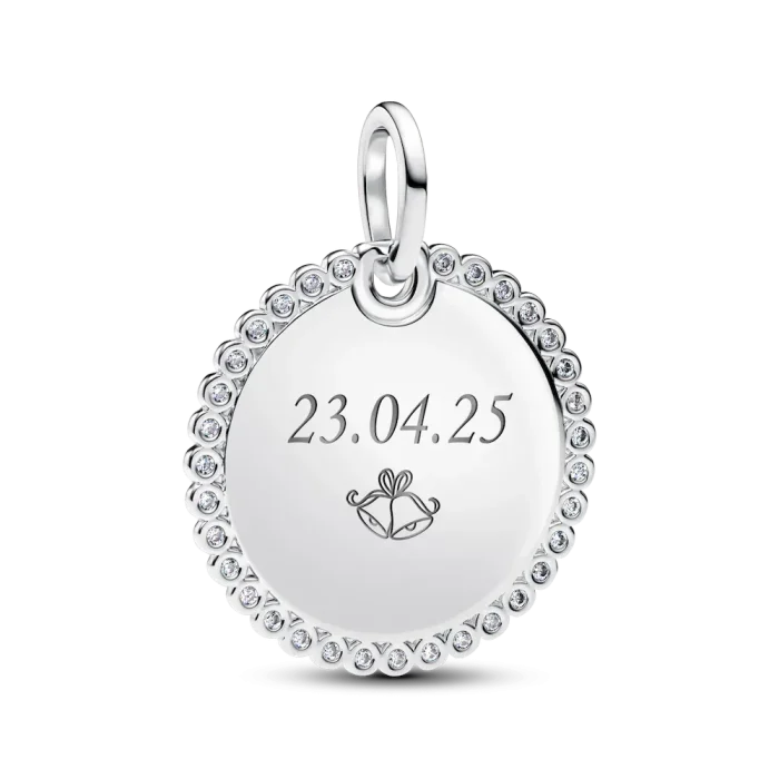 Engravable Round Tag Pendant - Image 5