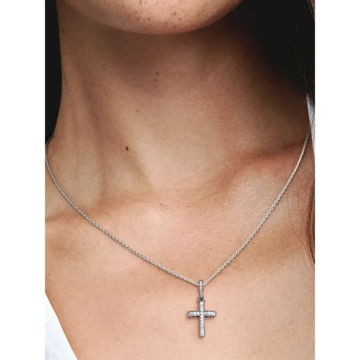 Sparkling Cross Pendant - Image 2
