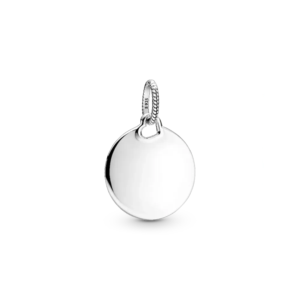 Engravable Round Tag Pendant