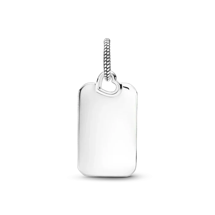 Engravable Rectangle Tag Pendant - Image 5