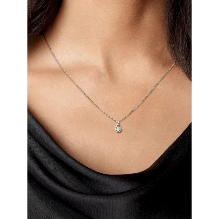 Pandora Infinite Sterling Silver Lab-grown Diamond Pendant Necklace - Image 2