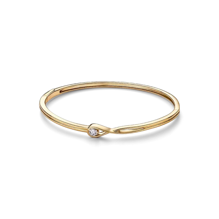 Pandora Infinite Lab-grown Diamond Bracelet and Ring Set 0.50 carat tw 14k Gold - Image 2