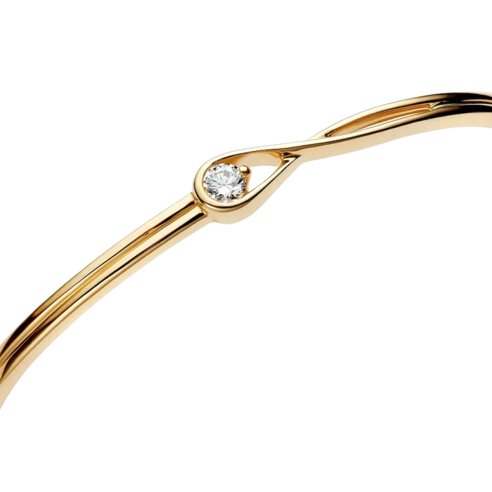 Pandora Infinite 14k Gold Lab-grown Diamond Bangle - Image 5