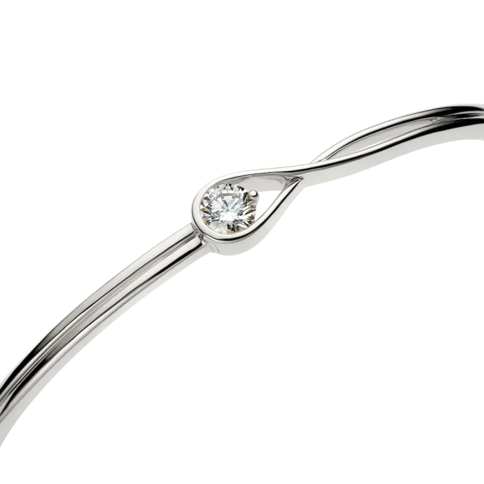 Pandora Infinite 14k White Gold Lab-grown Diamond Bangle - Image 3
