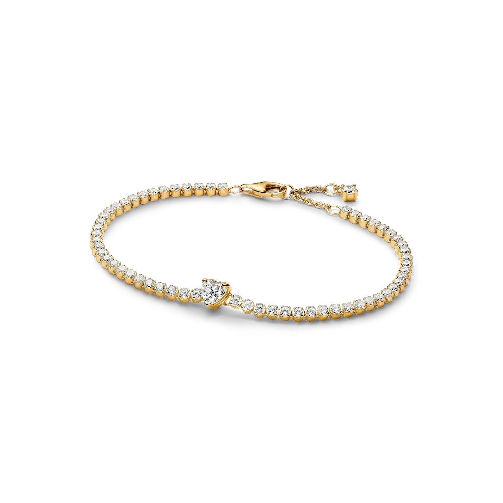 560041C01_RGB.webp Sparkling Heart Tennis Bracelet - Image 1