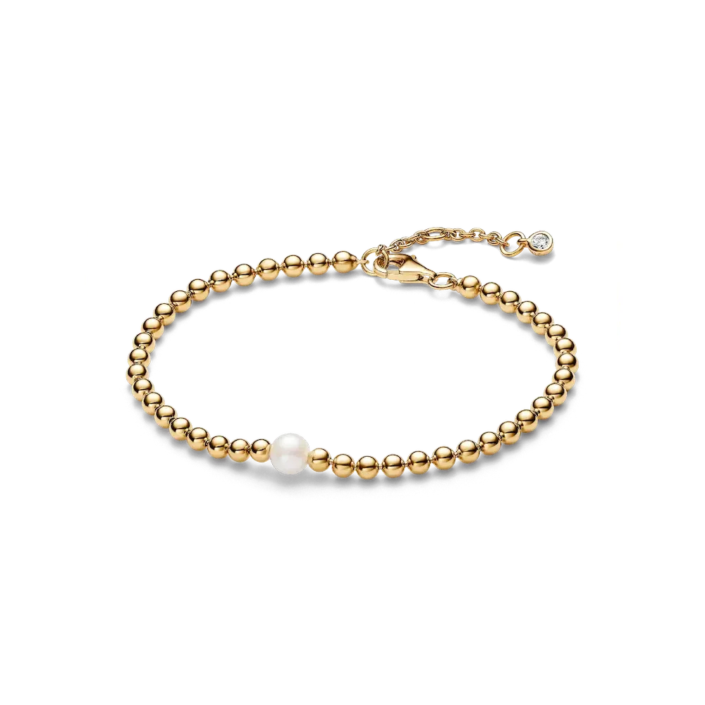 Treated Freshwater Cultured Pearl & Beads Bracelet