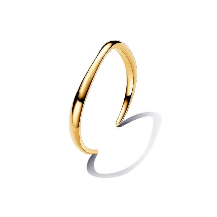 Organically Shaped Open Bangle - Image 2
