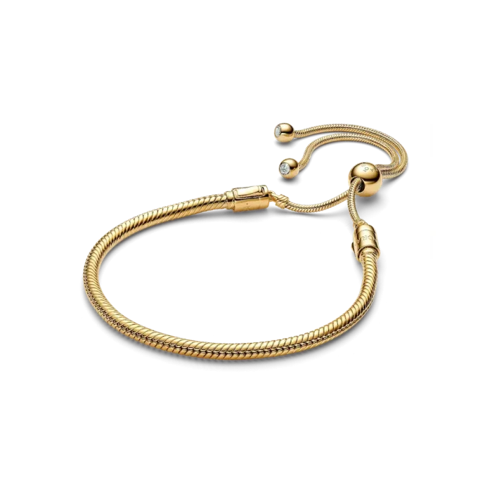 Golden Love Script Charm Bracelet Set - Image 2