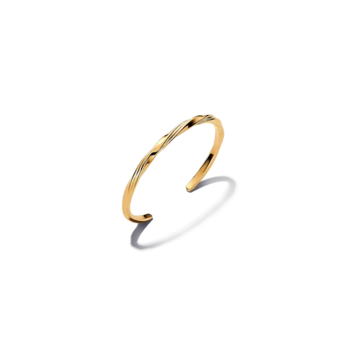 Twisted Open Bangle - Image 2