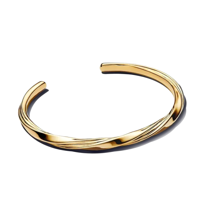 Twisted Open Bangle - Image 6