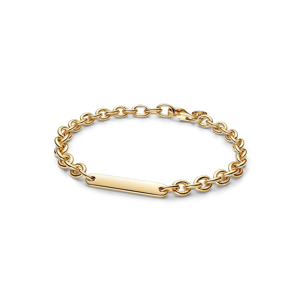 Engravable Bar Link Bracelet