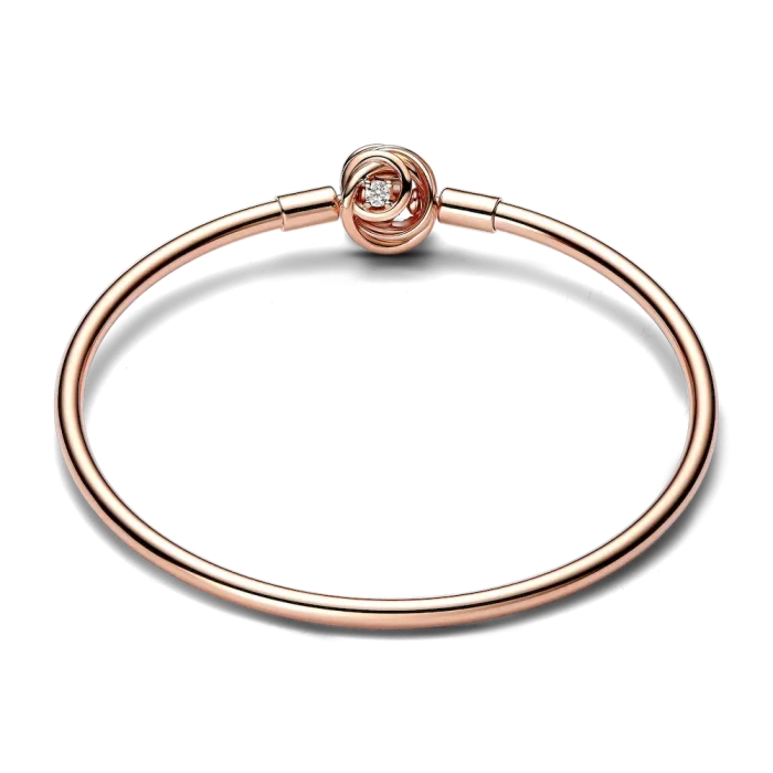 Pandora Moments Encircled Clasp Bangle - Image 5