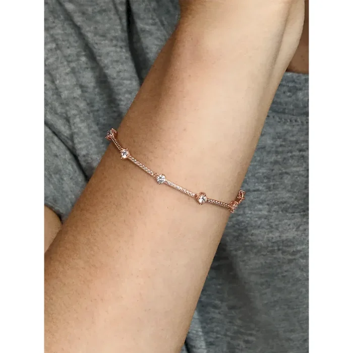 Sparkling Pavé Bars Bracelet - Image 3