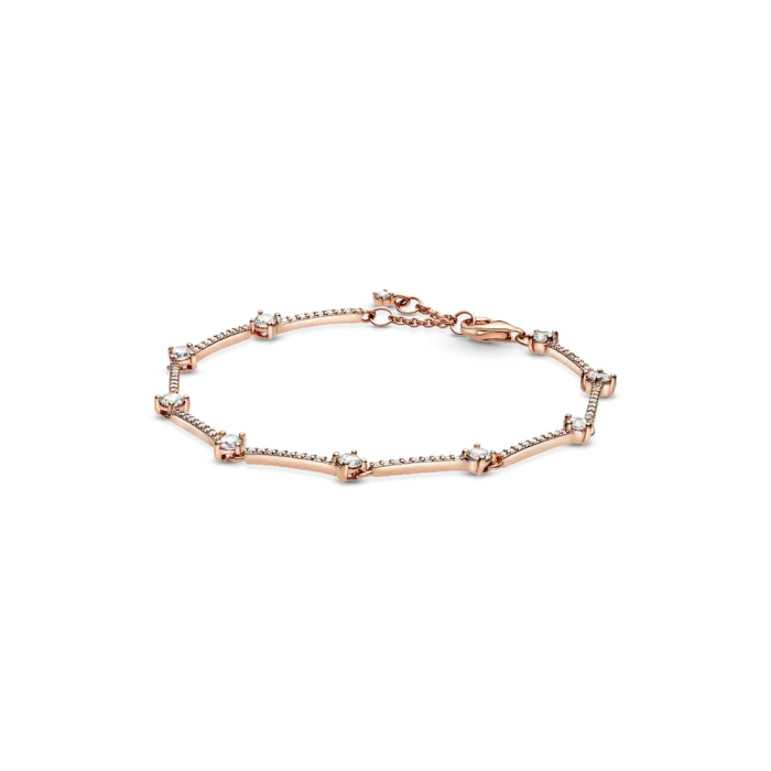 Sparkling Pavé Bars Bracelet - Image 2