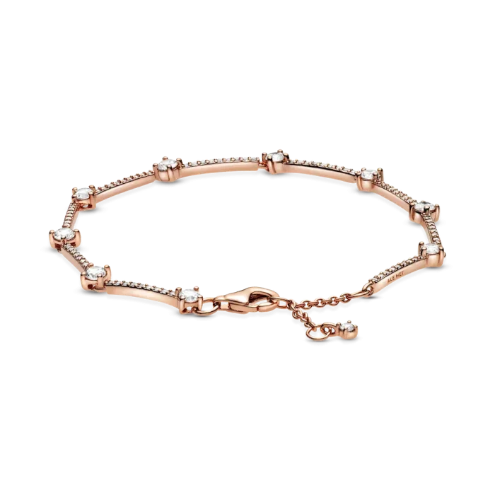 Sparkling Pavé Bars Bracelet - Image 7