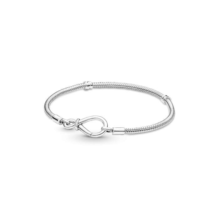 Pandora Moments Infinity Knot Snake Chain Bracelet - Image 2