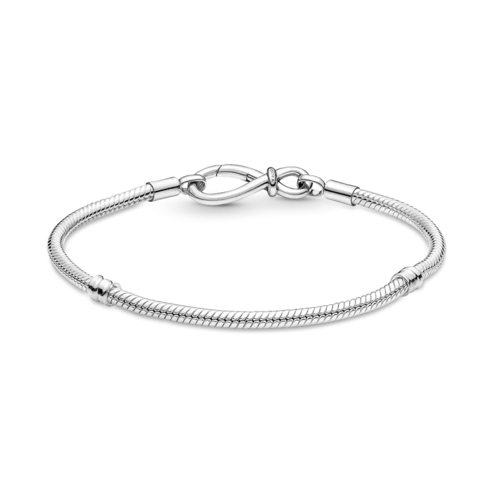 Pandora Moments Infinity Knot Snake Chain Bracelet - Image 6